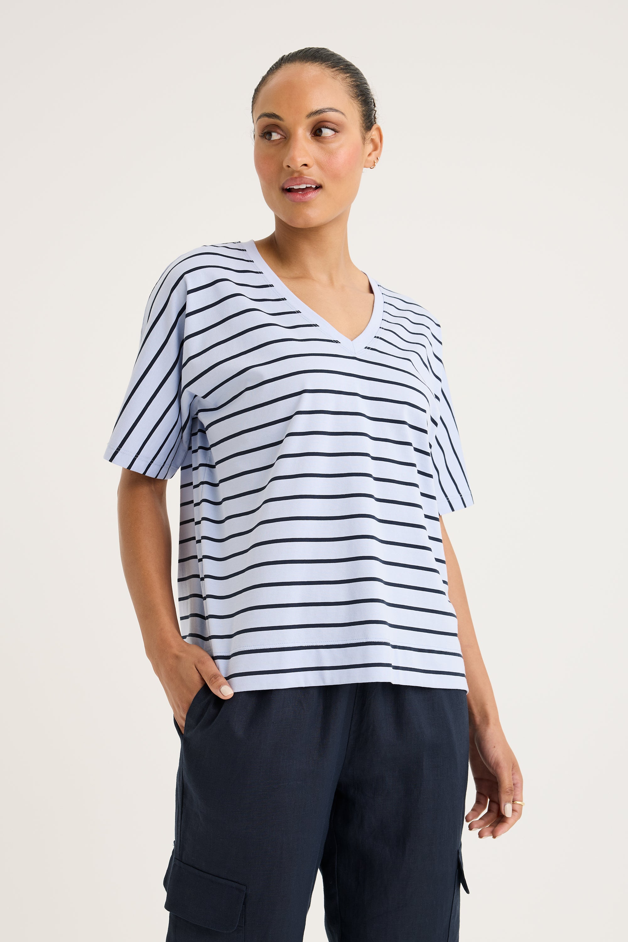 Carbon Stripe Tee