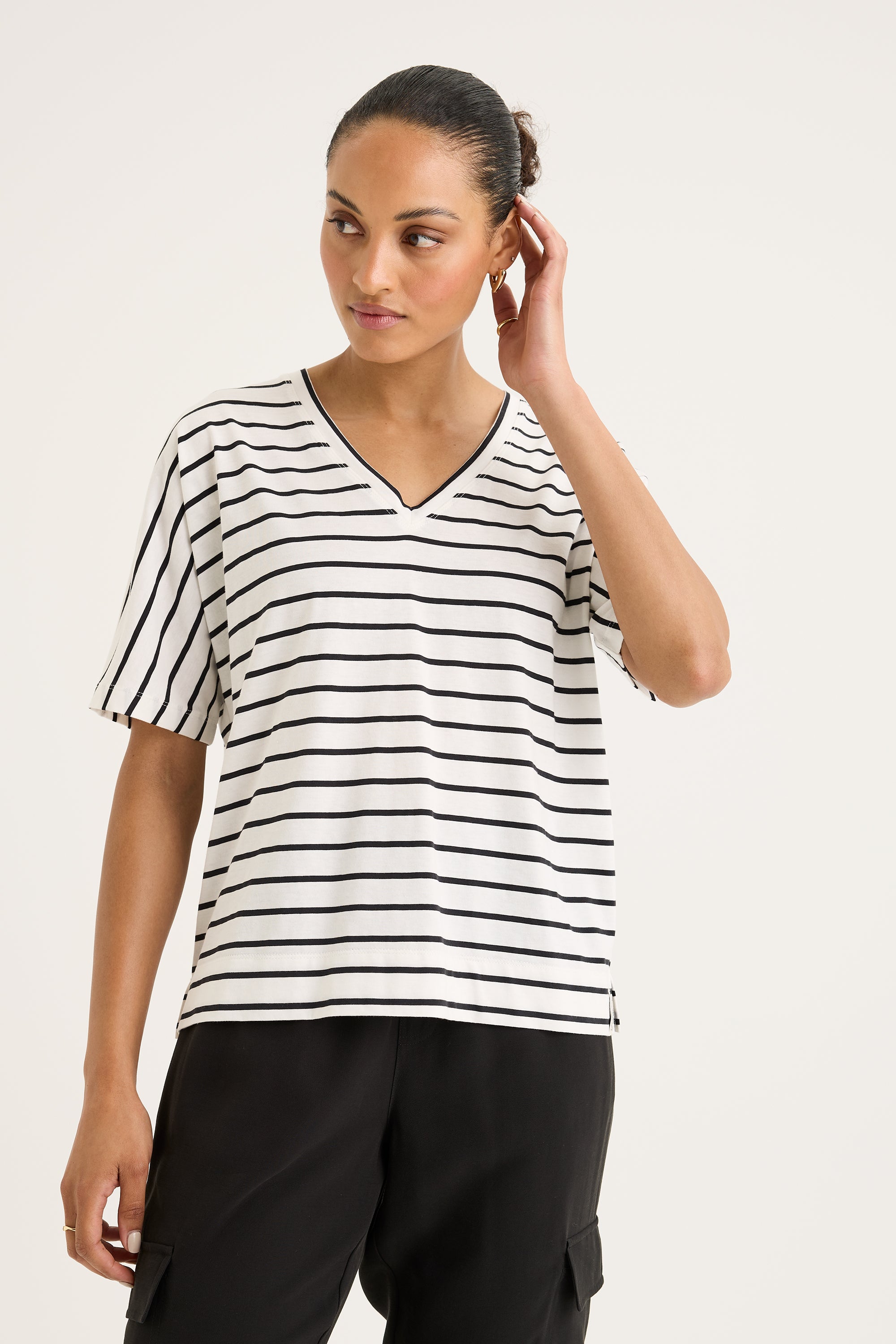 Carbon Stripe Tee