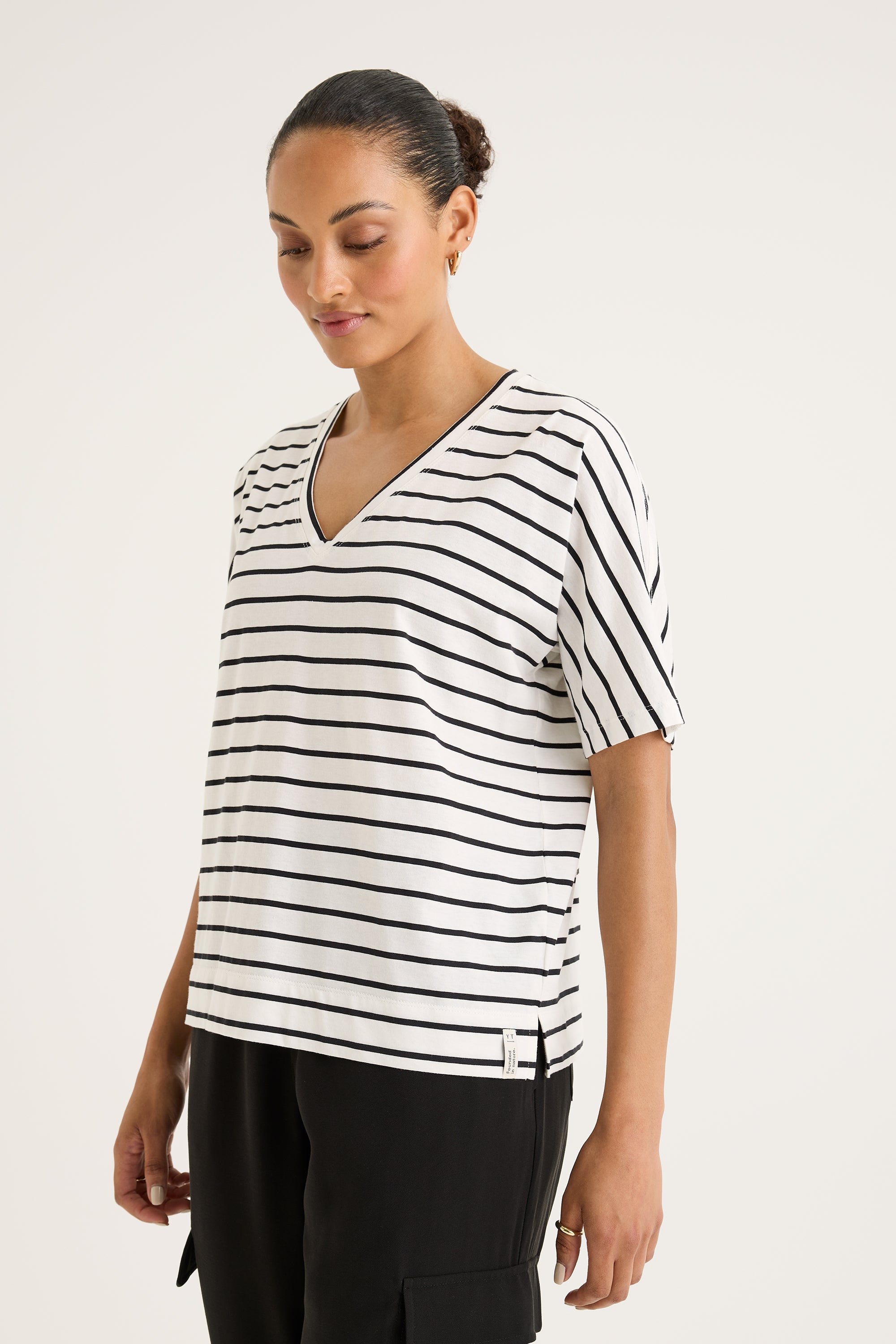 Carbon Stripe Tee