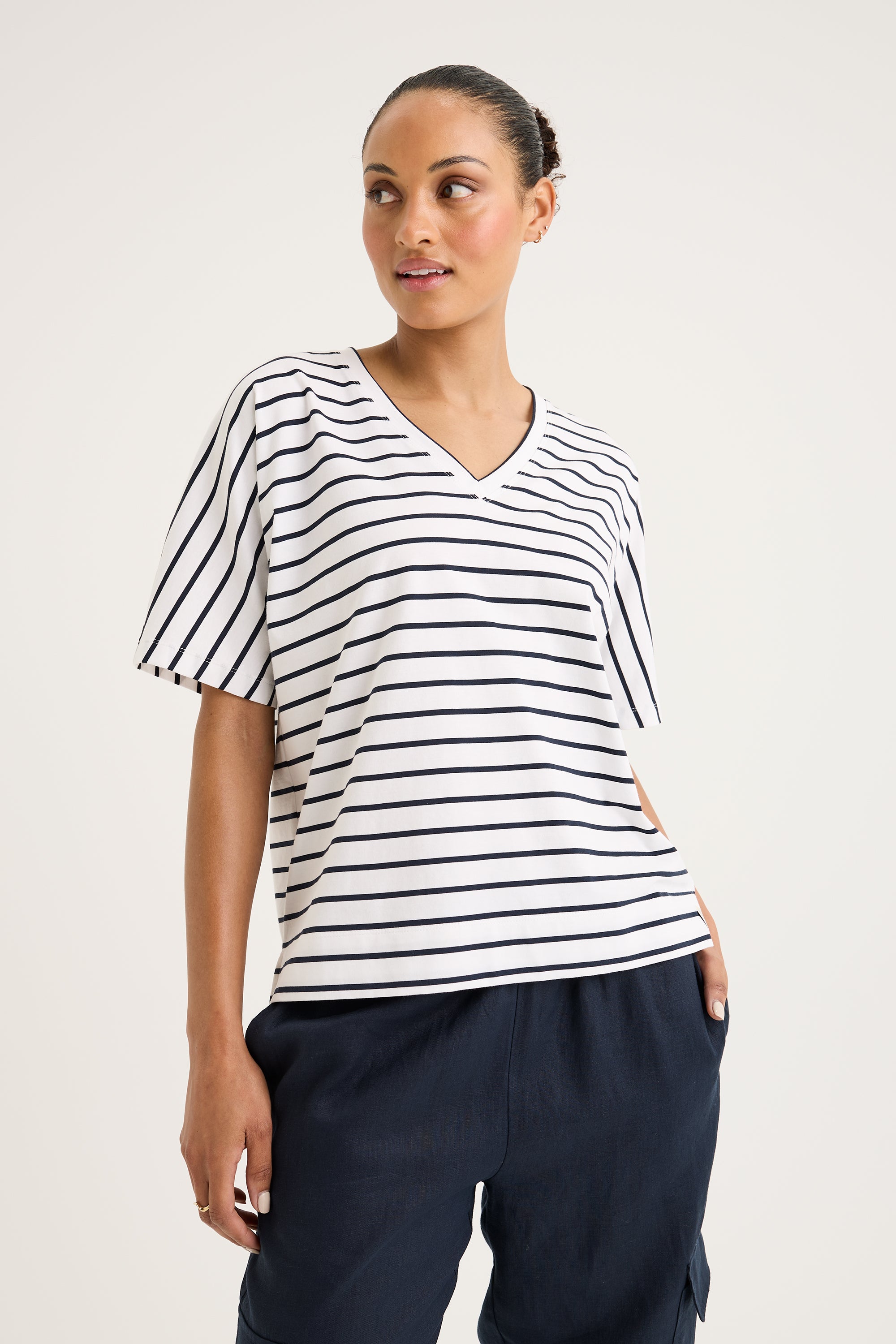 Carbon Stripe Tee